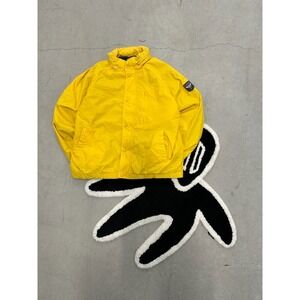 90s Polo Ralph Lauren University Crest Patc Yellow Windbreaker Jacket Men's M